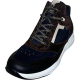 Durea Veterschoenen Dames Zwart - Breed Model met Uitneembaar Voetbed