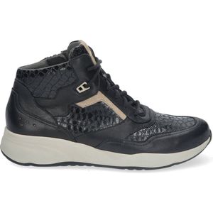Durea - 9778 - Sneaker - Zwart/Seppia - Leer/Nubuck/Suède