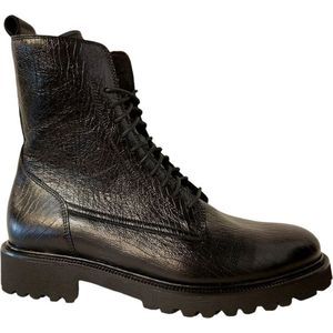 Durea 9801 Veterschoenen - Leer - Gevoerd - Stevige Hielomsluiting