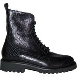 Durea - Veterboot 9801 188 1275 - Zwart - Wijdte K