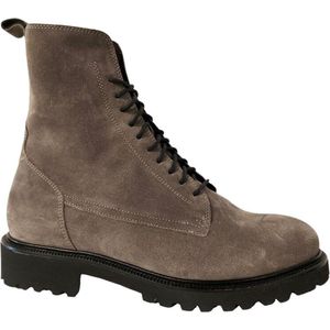 Durea - Veterboot 9801 188 1276 - Zwart - Suède - Wijdte K