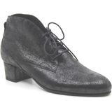 Durea 9795 Enkellaarsjes - Zwart - Leer