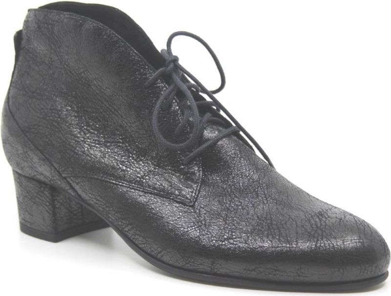 Durea 9795 Enkellaarsjes - Zwart - Leer