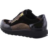 Durea - Sophie - Sneakers - Zwart/Brons - Suède en Leer