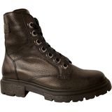 Durea - 9809 H - Sneakers - Grijs - Glad Leer - Rubber Zool