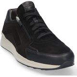 Gijs - 2130 Sneaker - Zwart - Leer en Suède