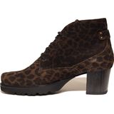 Durea - 9777 - Wandelschoenen - Groen Bruine Panterprint - Hoogwaardige Materialen