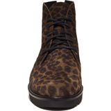 Durea - 9777 - Wandelschoenen - Groen Bruine Panterprint - Hoogwaardige Materialen