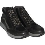 Durea - 9811 - Sneakers - Zwart - Leer