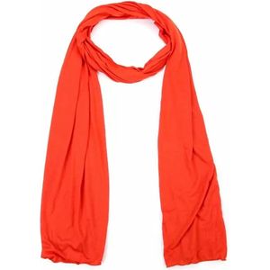 Bijoutheek Sjaal (Fashion) Effen Dun 35 CM x 200 CM Rusty Oranje