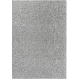 Tapijtenloods Effen Vloerkleed Laagpolig Lichtgrijs