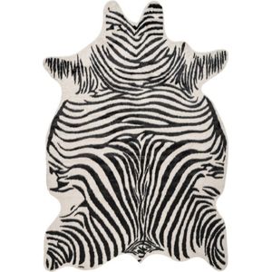 Muratap Rodeo Vacht Zebra - 150x200 CM - Imitatie Dierenhuid - Dierenvel - Antislip - Vloerkleed