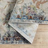 Tapijtenloods Picasso Sarough Vintage Vloerkleed Creme / Beige Laagpolig- 140x200 CM