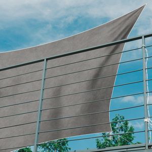 MuchoWow® - Schaduwdoek - Industrieel - Patroon - Beton - 96% UV-bestendig - Hoogwaardig polyester - Zonnedoek - Weerbestendig - Tuin - Tarp - 300x300 cm