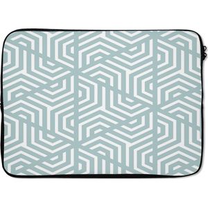 Laptophoes - Laptoptas - Geometrie - Driehoek - Patronen - Abstract - Laptop - 13 Inch - Laptop hoes