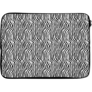Laptophoes - Dier - Zebra - Print - Dierenprint - Laptop sleeve - Laptop - 14 Inch