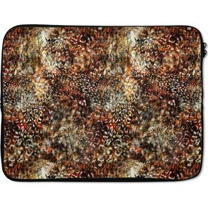 Laptophoes - Panterprint - Print - Dieren - Design - Laptop sleeve - Laptop case - Laptop - 15 6 Inch