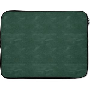 Laptophoes - Leer print - Dierenhuid - Groen - Laptop - 15 6 Inch - Laptop sleeve
