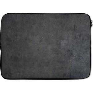 Laptophoes - Beton - Vintage - Grijs - Laptop sleeve - Case - Cover - Laptop - 14 Inch - Soft sleeves