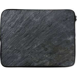 Laptophoes - Leisteen - Retro - Natuursteen - Industrieel - Grijs - Sleeve - Laptop cover - 17 Inch