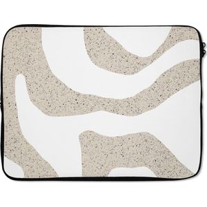 Laptophoes - Glitter - Design - Abstract - Terrazzo - Laptop case - Laptop - Laptop sleeve - 17 Inch