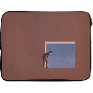 Laptophoes - Vintage - Design - Man - Laptop - Laptop case - 17 Inch