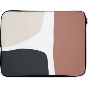 Laptophoes - Abstract - Design - Pastel - Laptop case - Laptop sleeve - 17 Inch