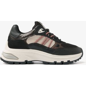 VIA VAI Liz Dae Sneakers - Zwart Beige Zilver