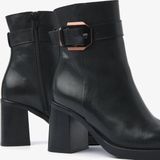 VIA VAI Avery Cade Enkellaarsjes dames - Zwart