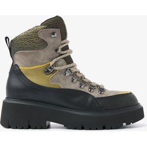 VIA VAI Ziva State Veterboots - Zwart Beige Groen