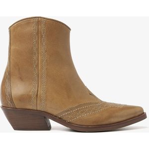 VIA VAI Sienna Carson Enkellaarsjes dames - Beige