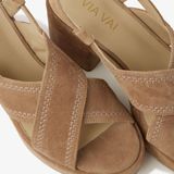 Toms Audrey Sandalen - Met Sleehak - Dames - Beige