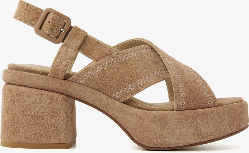 Toms Audrey Sandalen - Met Sleehak - Dames - Beige