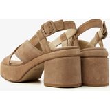 VIA VAI Elia Paisley Sandalen - Met Hak - Beige