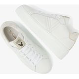 VIA VAI Isa Layne Sneakers - Wit - Leer - Lichtgewicht Plateauzool