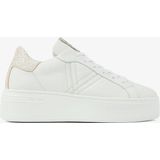 VIA VAI Isa Layne Sneakers - Wit - Leer - Lichtgewicht Plateauzool