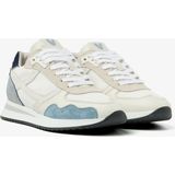 VIA VAI - Nora Base - Sneakers - Blauw - Hoogwaardig Leer en Suède