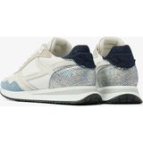 VIA VAI - Nora Base - Sneakers - Blauw - Hoogwaardig Leer en Suède