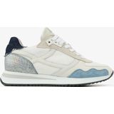 VIA VAI - Nora Base - Sneakers - Blauw - Hoogwaardig Leer en Suède