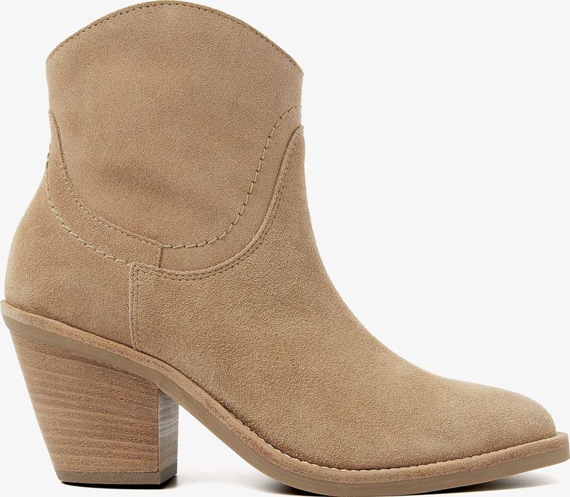 VIA VAI Mara Denver Enkellaarsjes dames - Beige