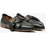 VIA VAI Lola Rayne - Loafers - Zwart - Leer - Handgemaakt in Portugal