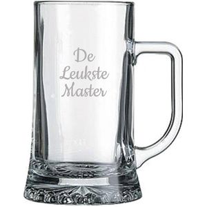 Gegraveerde bierpul 50cl De Leukste Master