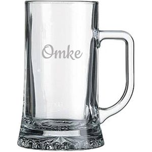 Gegraveerde bierpul 50cl Omke