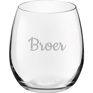 Gegraveerde Drinkglas 39cl Broer