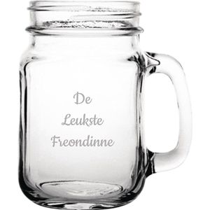 Gegraveerde Drinkglas 45cl De Leukste Freondinne