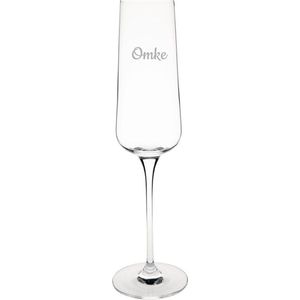 Gegraveerde Champagneglas 27cl Omke