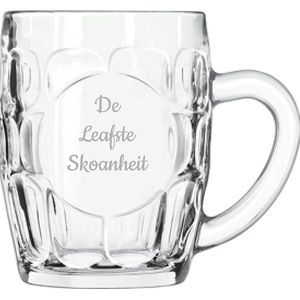 Gegraveerde Bierpul 55cl De Leafste Skoanheit