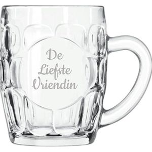 Gegraveerde Bierpul 55cl De Liefste Vriendin