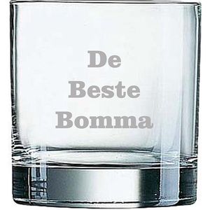 Whiskeyglas gegraveerd - 38cl - De Beste Bomma