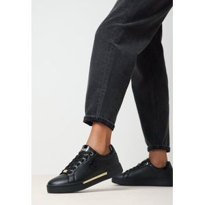 Mexx - Dames Sneakers - Zwart - Polyurethaan - Rubberen Buitenzoal